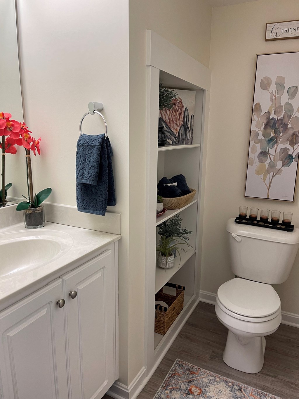 a small bathroom with a toilet and a sink