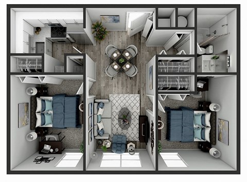 2x1 Floor Plan