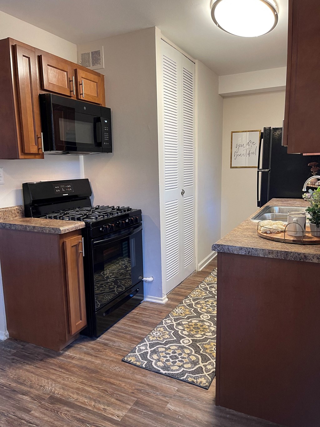 Black Appliance Kitchen