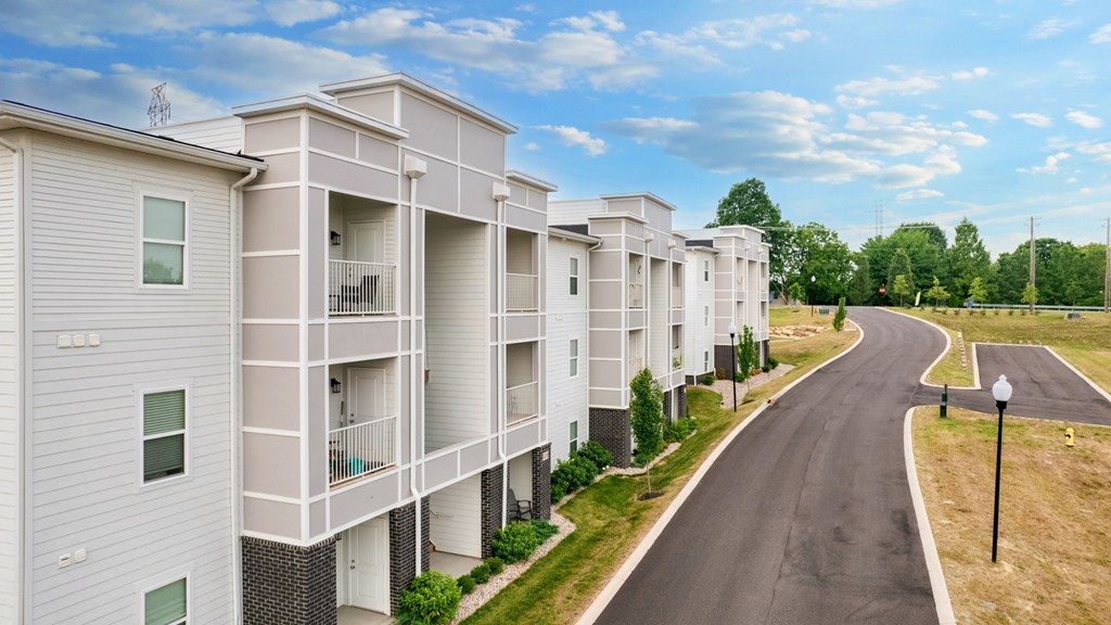 a fractal illustration of a city with trees and buildings