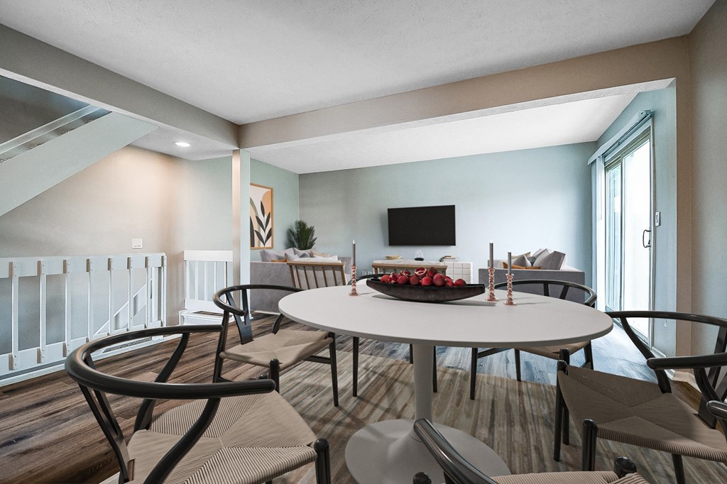 the preserve at ballantyne commons apartment living room and balcony