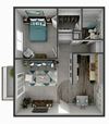 One Bedroom Apartment- Brandywine Crossings in Peoria, IL One Bedroom Apartment
Peoria, IL
Brandywine Crossings