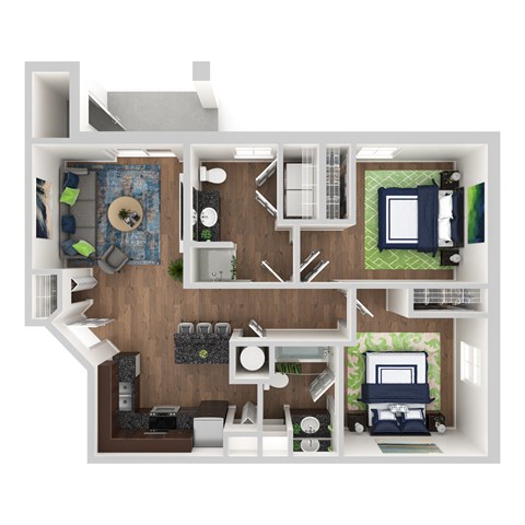 a1 floor plan  1 bedroom  129