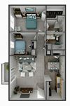 Brandywine Crossing Apartments: Two Bedroom, Two Bath - Peoria IL Brandywine Crossing Apartments: Two Bedroom, Two Bath - Peoria IL