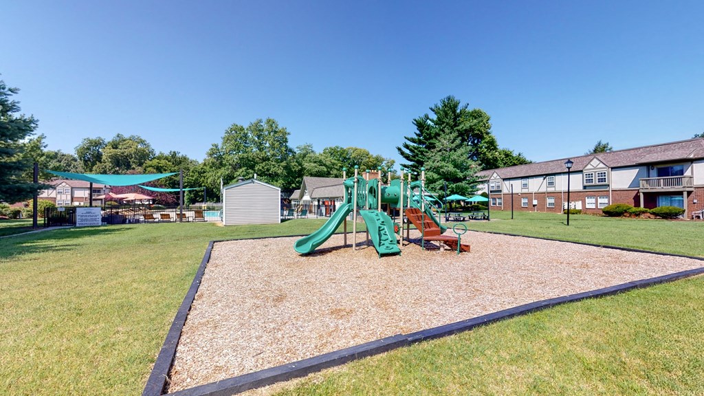 our apartments have a playground for your kids to play