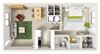 1 Bed 1 Bath 672 sq.ft.