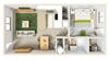 1 Bed 1 Bath 523 sq.ft.