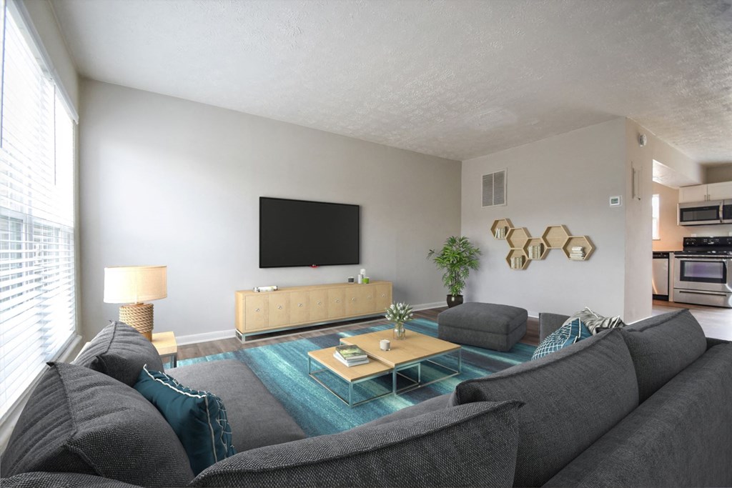 Spacious Living Rooms