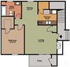 1 BED, 1 BATH 854 sq.ft.