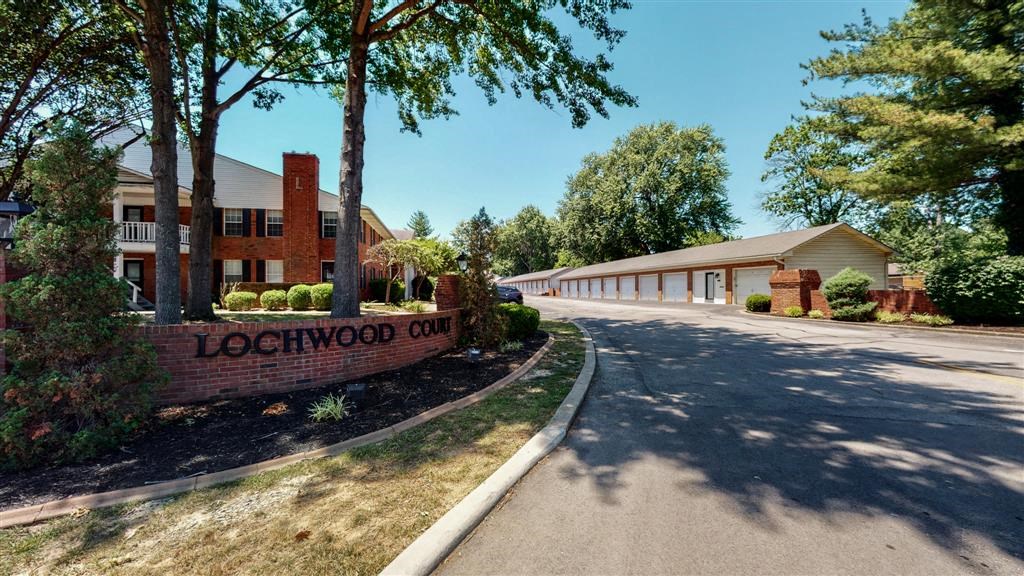 a sign for lockwood city in front of a building