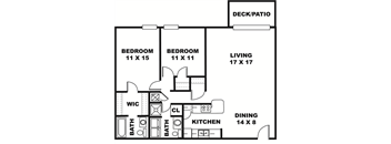 Two Bedroom, Two Bath, Extended