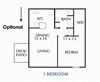 1 Bedroom, 1 Bathroom