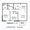 2 Bedroom, 1.5 Bathroom