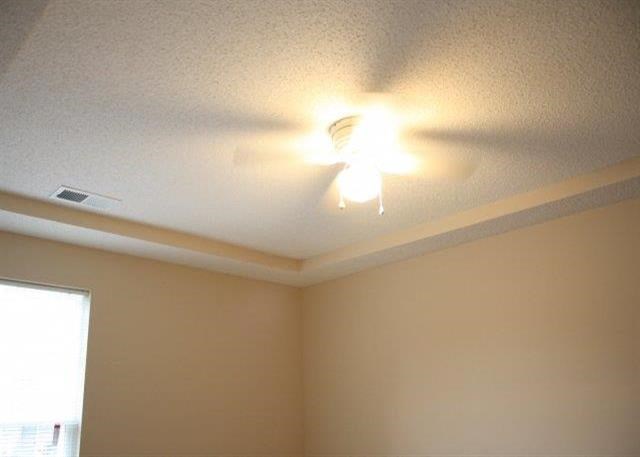 a light on the ceiling of a living room