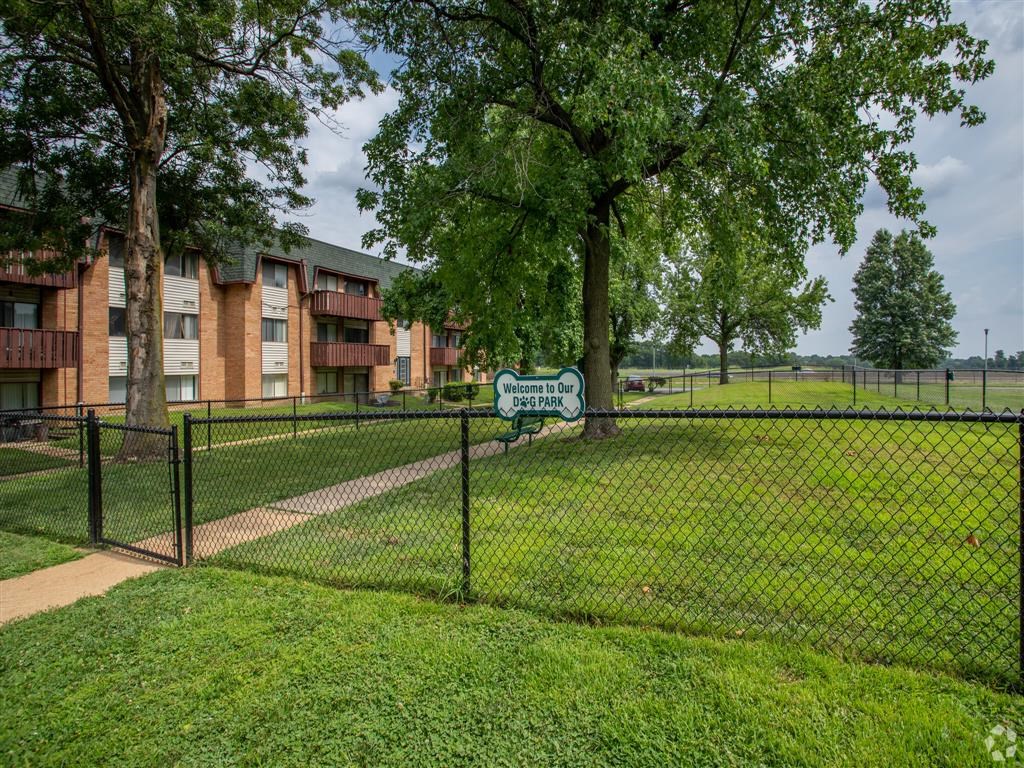 our apartments have a fenced in dog park