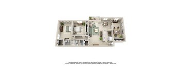 2 Bedroom w/Large Den