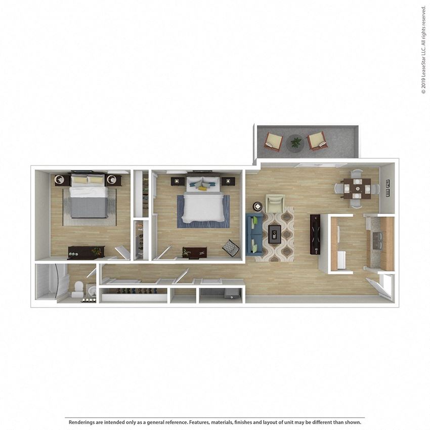 2 Bedroom 2 Bedroom