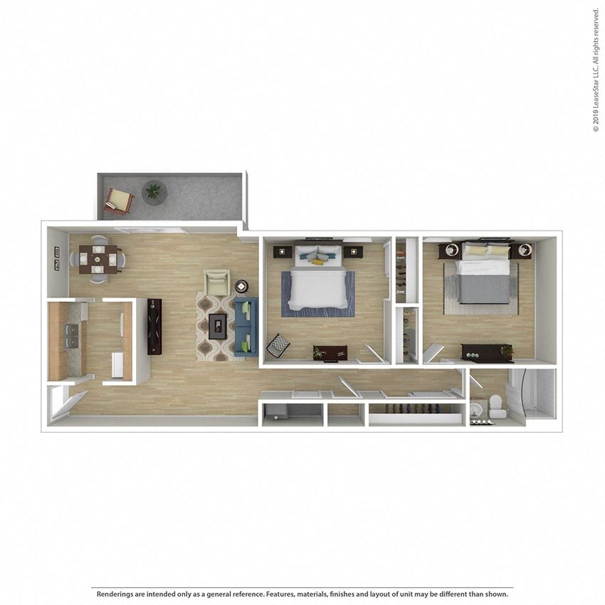2 Bedroom 2 Bedroom