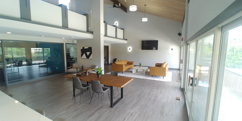 a view of the living room from the kitchen