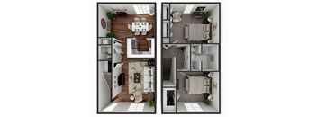 2 Bedroom Townhome