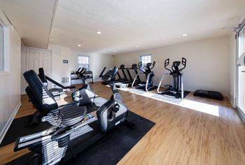 the gym is available for residents to use