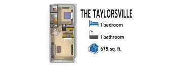 a room with a bed and a sink and a bathroom