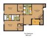 Two Bedroom/Two Bath