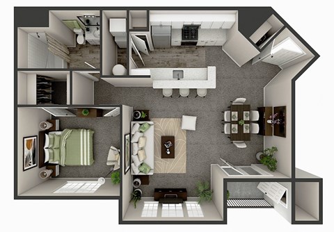 Randall Village Apartments- Crystal Lake, IL - One Bedroom