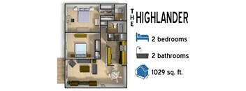 a room with a floor plan and a description of it
