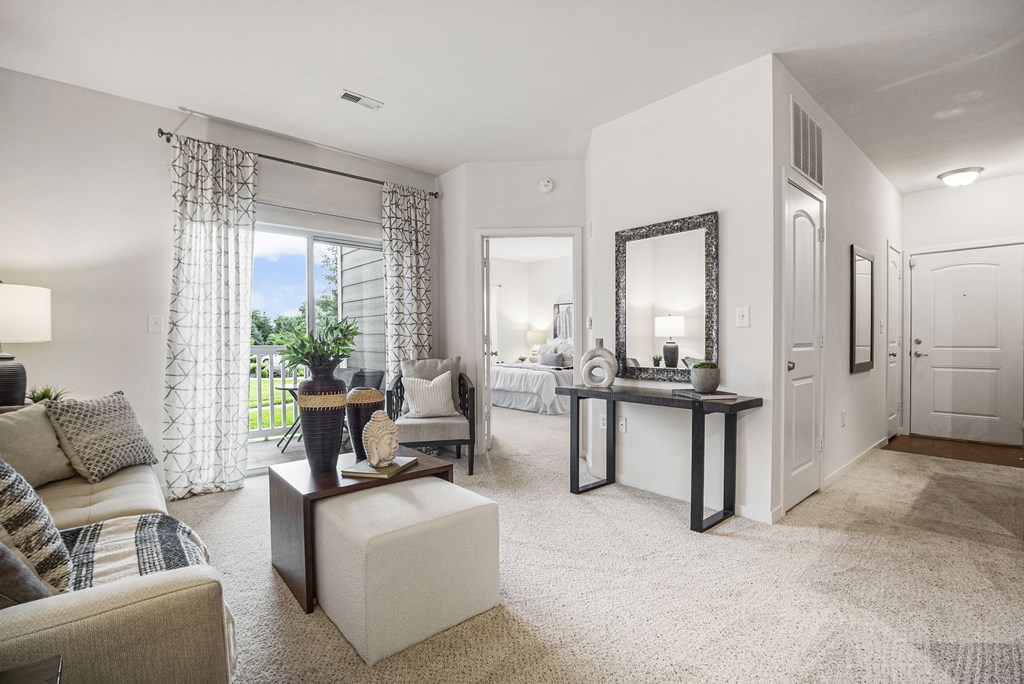 Modern Living Room at Aventura at Richmond, St. Peters, MO