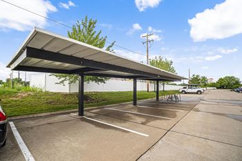 Parking Lot View at Aventura at Richmond, St. Peters, MO
