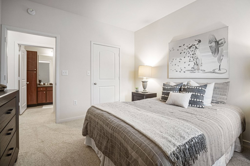 Comfortable Bedroom at Aventura at Richmond, St. Peters, Missouri