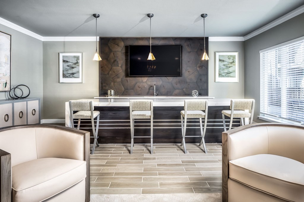 Clubhouse Lounge Area at The Edison at Bridlespur, Kansas City, Missouri