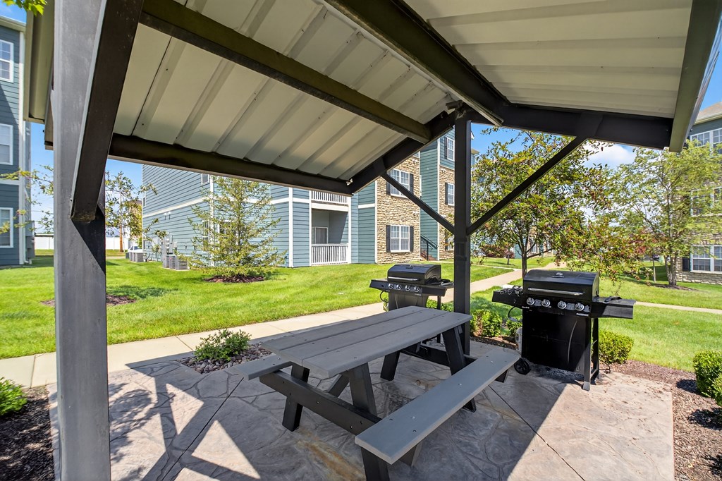 Picnic And BBQ Area at Aventura at Richmond, Missouri