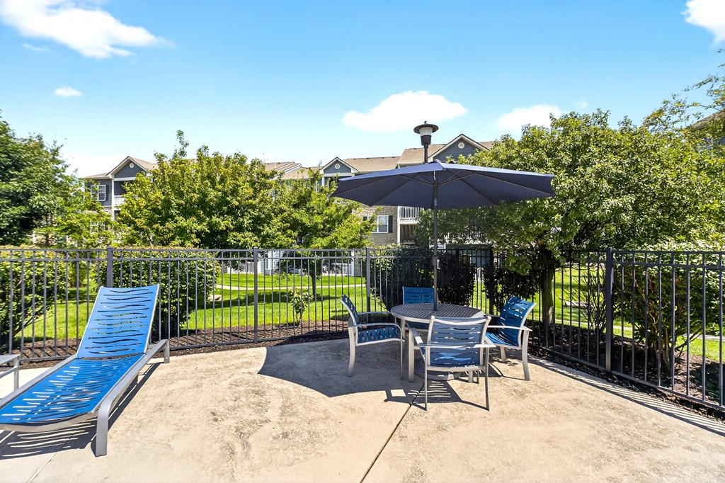 Outdoor Patio at Aventura at Richmond, Missouri