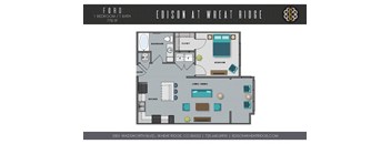 Ford Floorplan at The Edison at Wheat Ridge, Wheat Ridge, CO, 80033