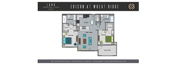 Lang Floorplan at The Edison at Wheat Ridge, Wheat Ridge, CO, 80033