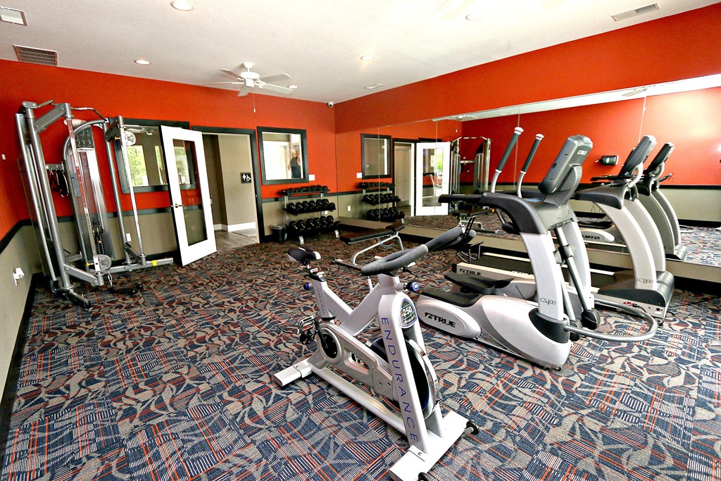 a 24 hour fitness center  at Aventura at Mid Rivers, St. Charles, Missouri