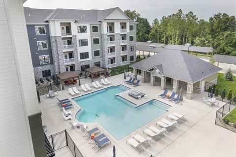 Pool w/ Expansive Sundeck at Aventura at Wild Horse Creek, Chesterfield, 63017