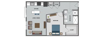 Bell Floor Plan at The Edison at Bridlespur, Kansas City, 64114