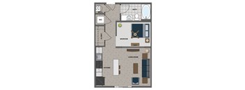 Benz Floor Plan at The Edison at Chapel Hills, Colorado Springs