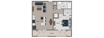 Carver Floor Plan at The Edison at Chapel Hills, Colorado