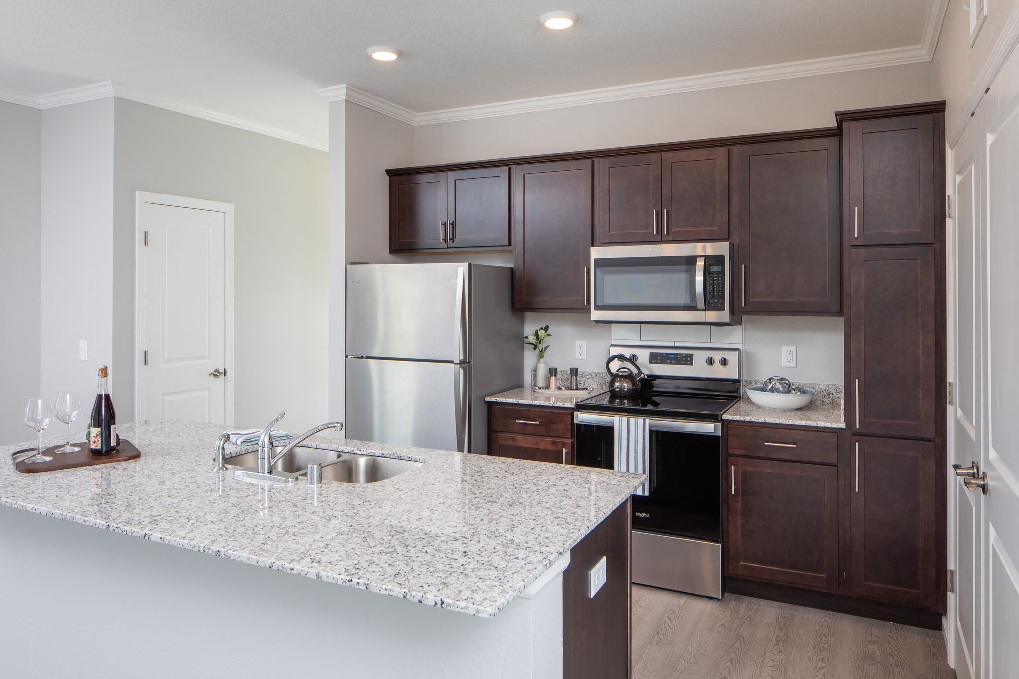 Spacious Full Size Kitchen at The Edison at Rice Creek, Minnesota