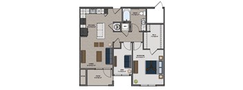 Carver Floor Plan at The Edison at Tiffany Springs, Kansas City, 64153