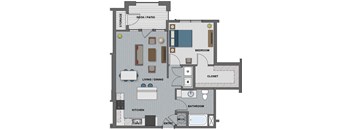 Carver Floor Plan at The Edison at Riverwood, Hermitage, 37076