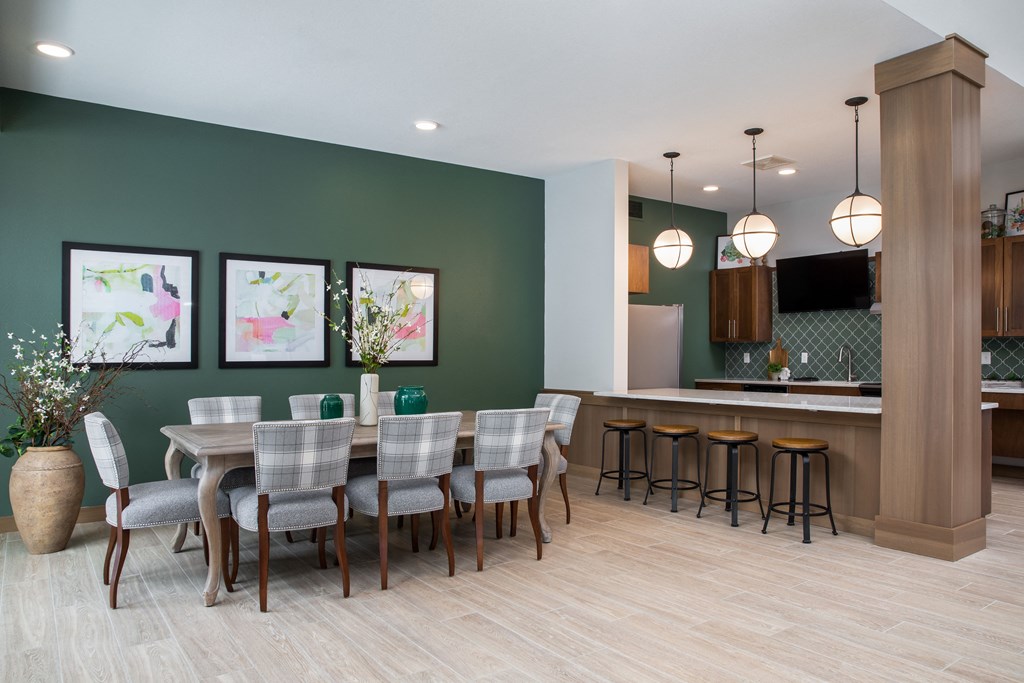 Clubhouse Kitchen at The Edison at Rice Creek, Minnesota, 55126