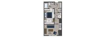 Eastman ETS Floor Plan at The Edison at Tiffany Springs, Kansas City, MO, 64153