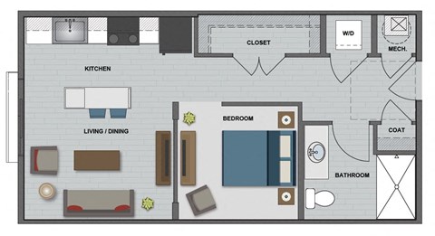 Eastman Floor Plan at The Edison at Bridlespur, Kansas City, MO