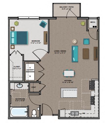 Eastman Floor Plan at The Edison at Woodbury, Woodbury