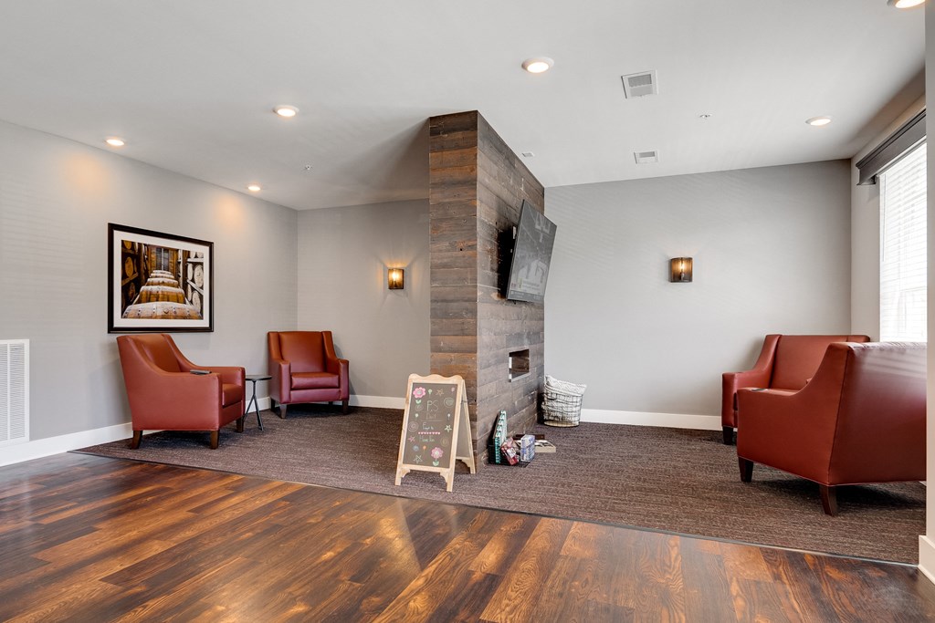 Media Lounge at The Edison at Riverwood, Tennessee, 37076